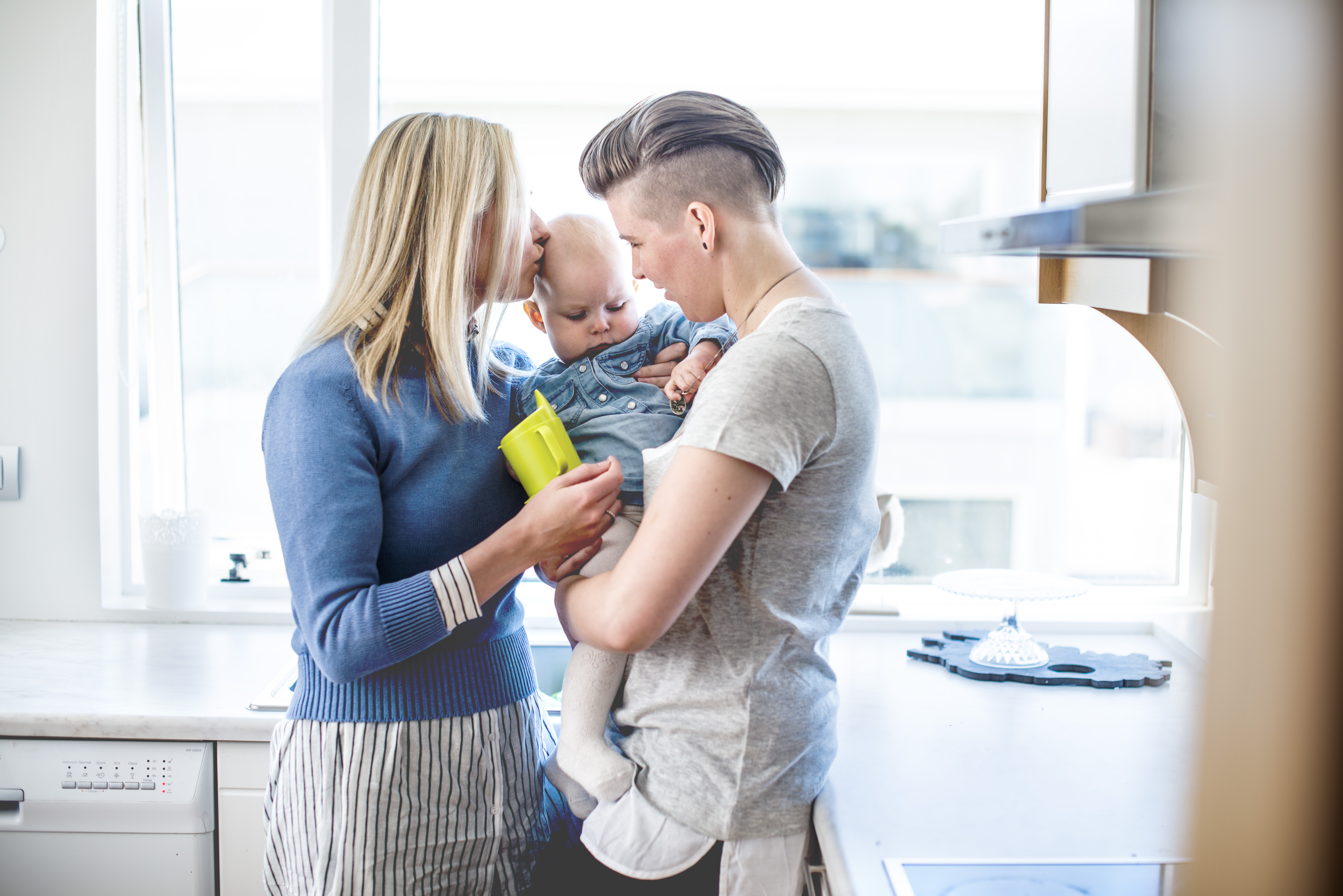 Couple with their Baby